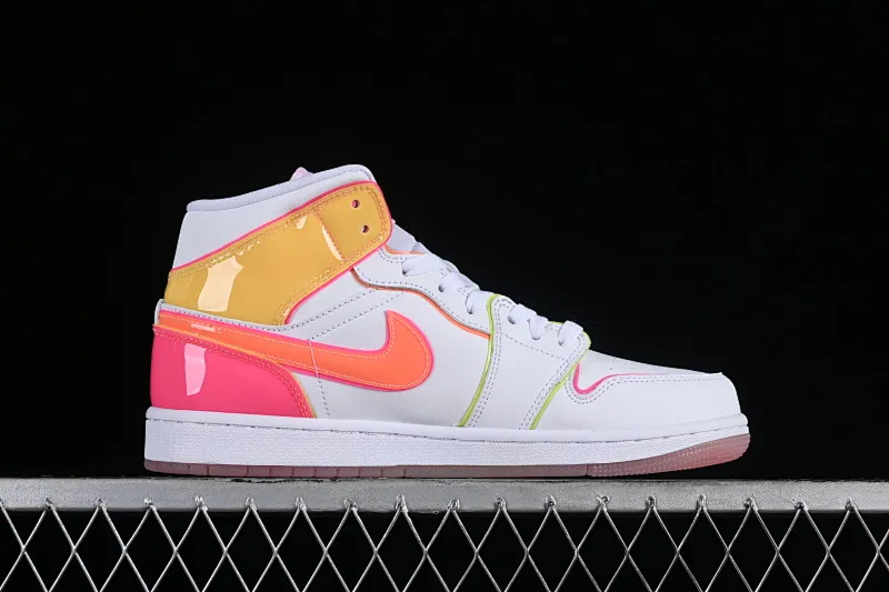 All Categories Air Jordan Jordan Series Basketball Shoes Air Jordan 1 Mid Air Jordan 1 Mid AJ1 Joe 1 Jelly Candy China Cultural Leisure Sneakers CV4611-100